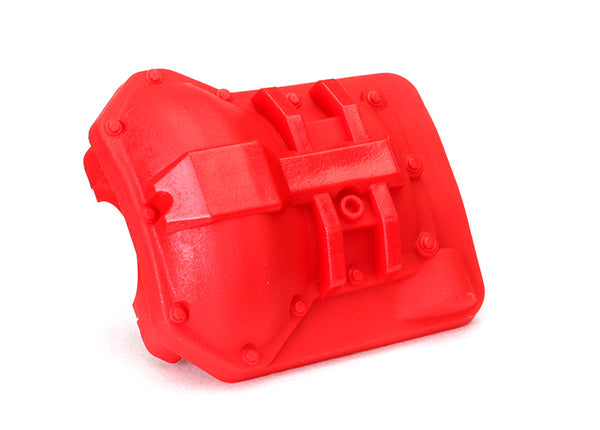 Traxxas 8280R Differential cover, Front or Rear (red) - TRA8280R
