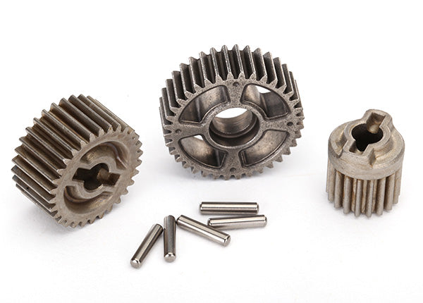 Traxxas 8293X Gear Set, transmission, metal (includes 18T, 30T input gears, 36T Output gear, 2x9.8 pins (5)) - TRA8293X