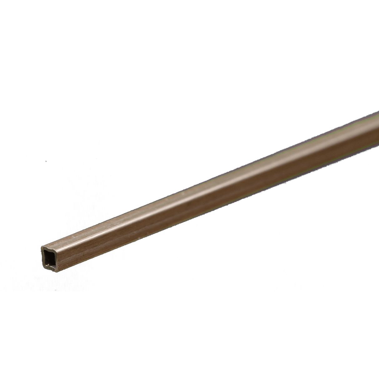 K&S Engineering Square Aluminum Tube - 12" 30cm Long -- 3/32" 2.38mm OD .014" .36mm Thick Wall - KNS83010