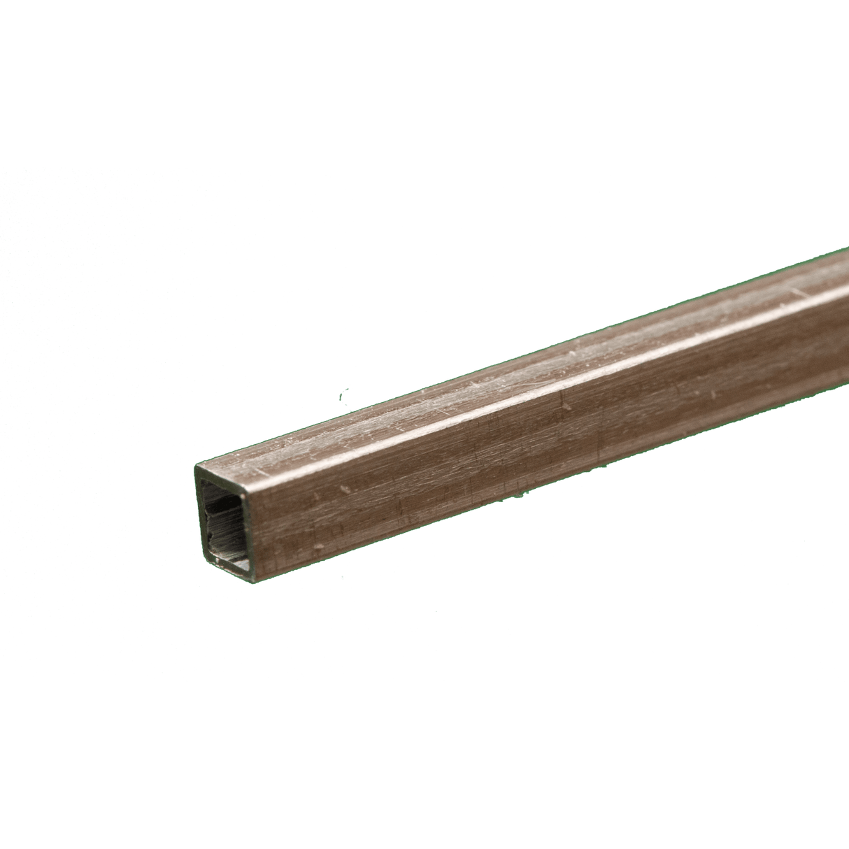 K&S Engineering Square Aluminum Tube - 12" 30cm Long -- 1/8" 3.18mm OD .014" .36mm Thick Wall - KNS83011