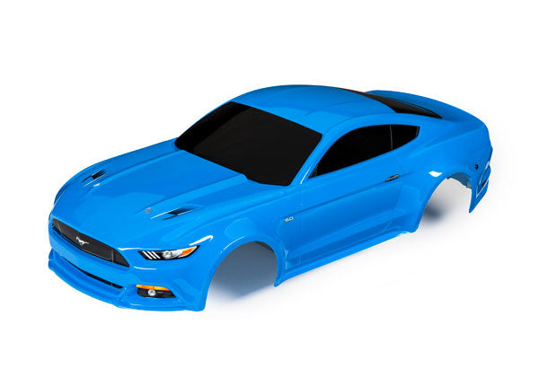 Traxxas 8312A Body, Ford Mustang, Grabber - Blue (painted, decals applied) - TRA8312A