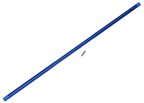 Traxxas 8355X Driveshaft, center, aluminum (blue-anodized) - TRA8355X
