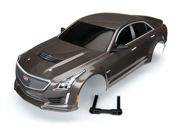 Traxxas 8391X Body, Cadillac CTS-V, silver (painted, decals applied) - TRA8391X