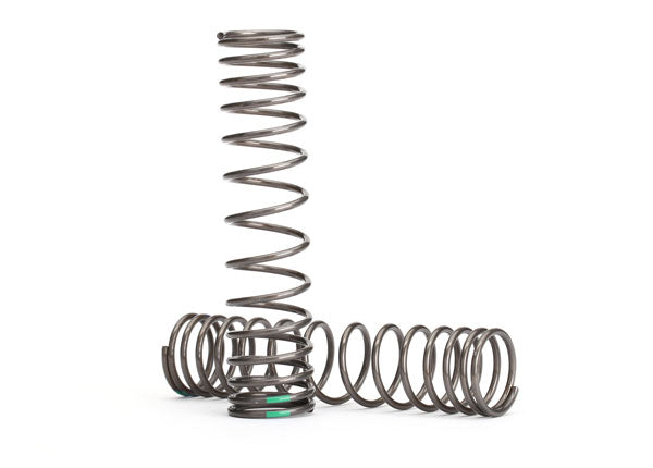 Traxxas 8442 Spring , shock , 139mm (Natural finish) (GTR) (progressive , 1.146 Rate , Green stripe) (2) - TRA8442