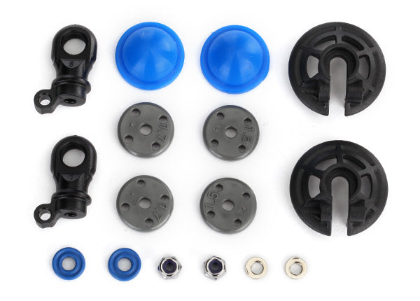 Traxxas 8455 Rebuild kit, GTR shocks (x-rings, bladders, pistons, piston nuts, shock rod ends) (renews 2 shocks) - TRA8455