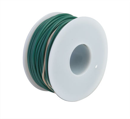 One-Conductor Hookup Wire - #18 Gauge - 55' 16.8m -- Green