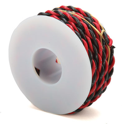 Wire Works Wire Works Two Conductor Hookup Wire - #18 Gauge - 20' -- Black & Red - 851-218160200