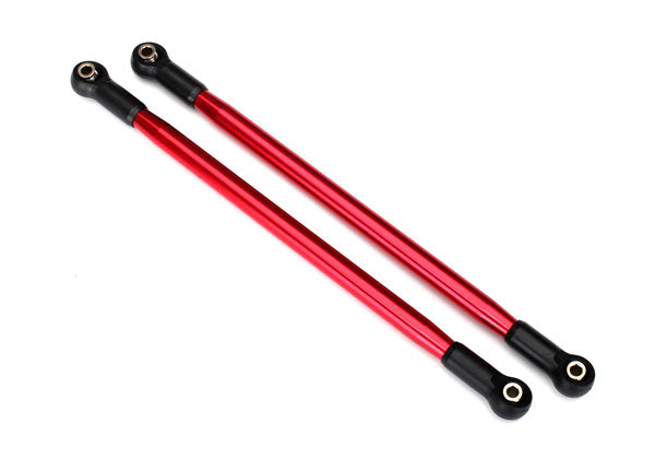 Traxxas 8542R Suspension link , Rear (upper) (aluminum , - Red-anodized) (10x206mm , center to center) (2) (assembled with hollow balls) - TRA8542R