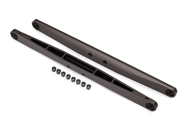 Traxxas 8544A Trailing arm, aluminum (dark titanium anodized) (2) (assembled with hollow balls) - TRA8544A