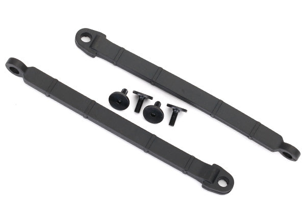 Traxxas 8548 Limit strap , Rear suspension (2) / 3x8 flat-head screw (4) - TRA8548