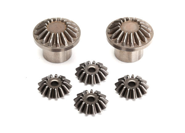 Traxxas 8577 Gear Set, Rear Differential (Output gears (2)/ spider gears (4)) (#8581 required to build Complete Differential) - TRA8577