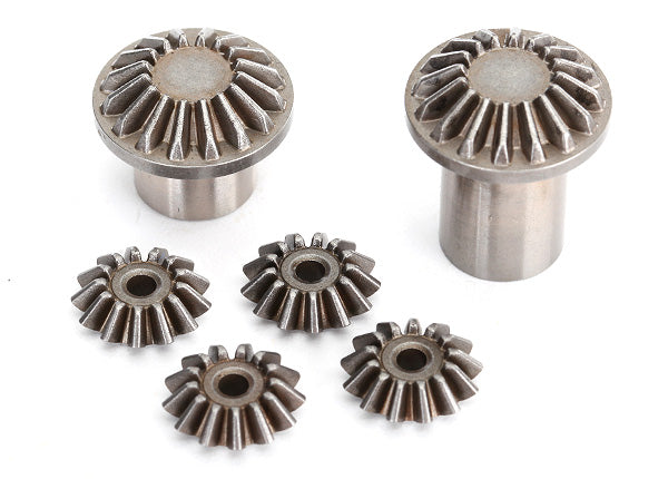 Traxxas 8583 Gear Set, center Differential (Output gears (2)/ spider gears (4)) - TRA8583