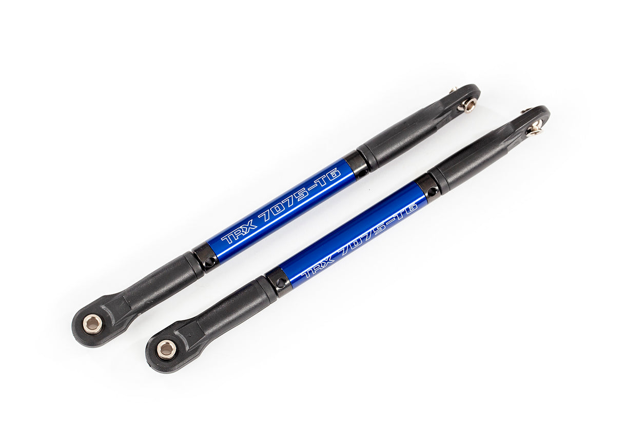 Traxxas 8619X Push rods, aluminum (blue-anodized), heavy duty (2) (assembled with rod ends and threaded Inserts) - TRA8619X