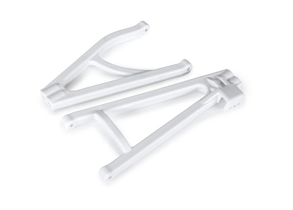 Traxxas 8634A Suspension Arms, White, Rear (left), heavy duty, adjustable Wheelbase (upper (1)/ Lower (1)) - TRA8634A