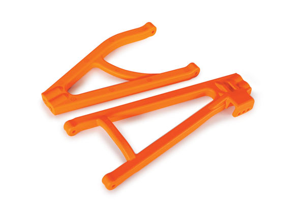 Traxxas 8634T Suspension Arms , orange , Rear (left) , heavy duty , adjustable Wheelbase (upper (1) / Lower (1)) - TRA8634T