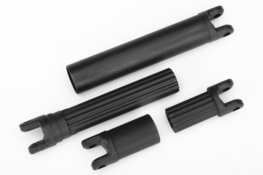Traxxas 8655 Half shafts, center (internal splined (2)/ external splined (2)) (plastic parts only) - TRA8655