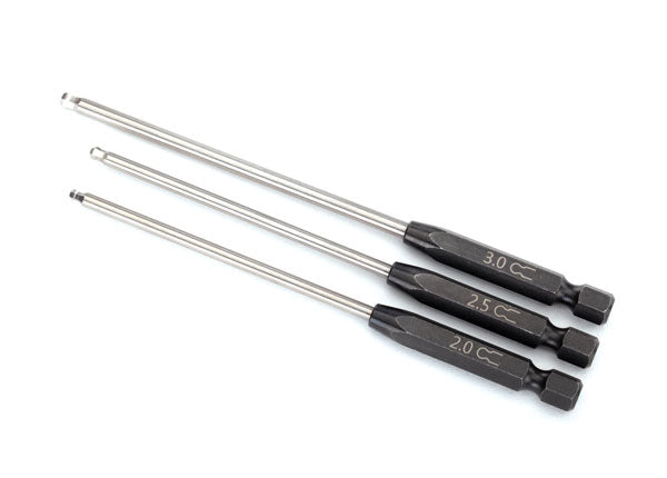 Traxxas 8716X Speed Bit Set , Hex driver , 3-piece ball-end (2.0mm , 2.5mm , 3.0mm) , 1 / 4' drive - TRA8716X
