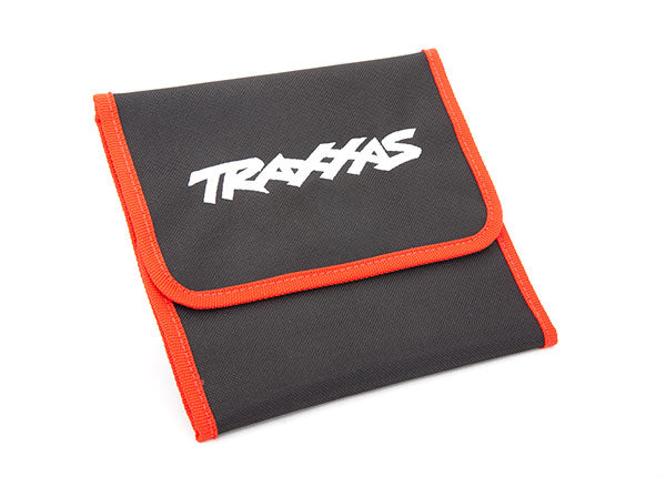Traxxas 8725 Tool pouch, - Red (custom embroidered with logo) - TRA8725