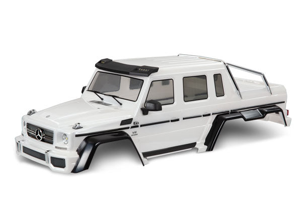 Traxxas 8825A Body , Mercedes-Benz G 63 , Complete (pearl White) (includes grille , side mirrors , door handles , & windshield wipers) - TRA8825A