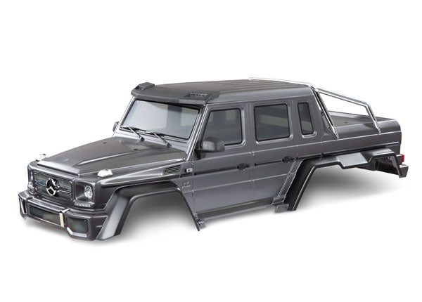 Traxxas 8825X Body , Mercedes-Benz G 63 , Complete (matte graphite metallic) (includes grille , side mirrors , door handles , & windshield wipers) - TRA8825X