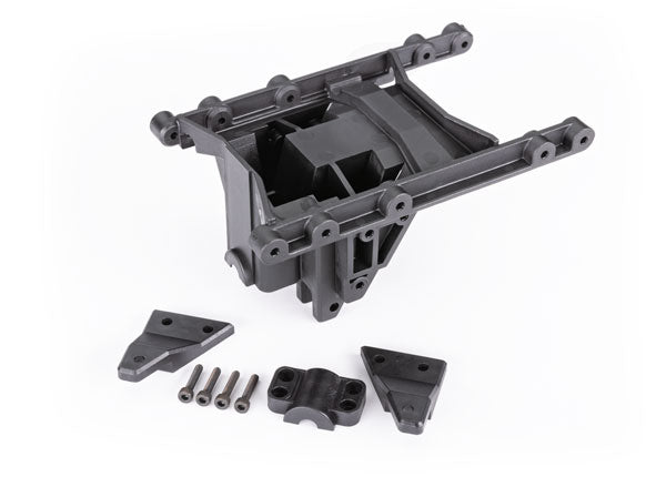 Traxxas 8833 Suspension Mount, intermediate, TRX-6 (1)/ bearing cap (1)/ suspension link Mounts (left & right)/ 2.5x12 CS (4)