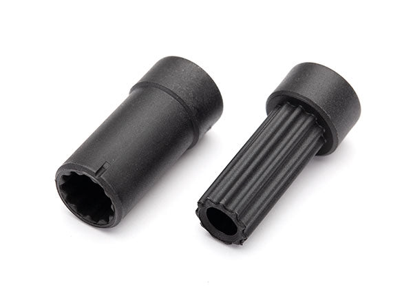 Traxxas 8850 Half shafts , center (internal splined , extra short (1) / external splined , extra short (1)) (plastic parts only) - TRA8850
