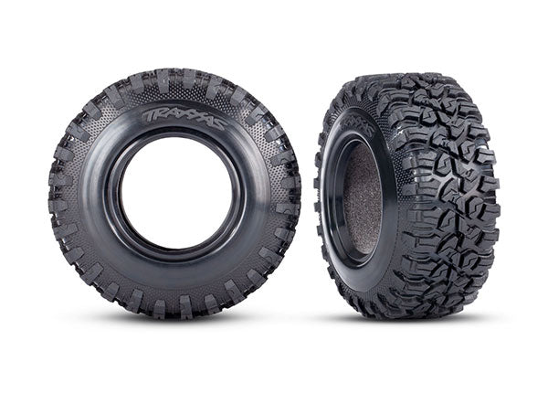 Traxxas 8871 Tires, Canyon RT 4.6x2.2"/ foam Inserts (2) (wide) (requires 2.2" diameter Wheel) - TRA8871