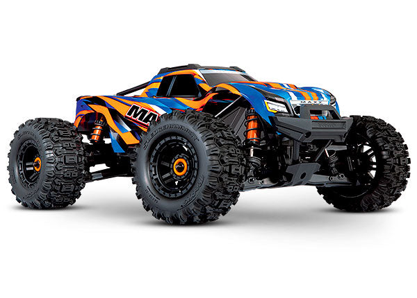 Traxxas 89086-4 Maxx w/ Widemaxx (Brushless) 1/10 scale monster truck. Fully assembled - Orange