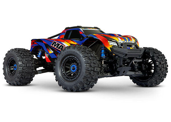 Traxxas 89086-4 Maxx w/ Widemaxx (Brushless) 1/10 scale monster truck. Fully assembled - Yellow