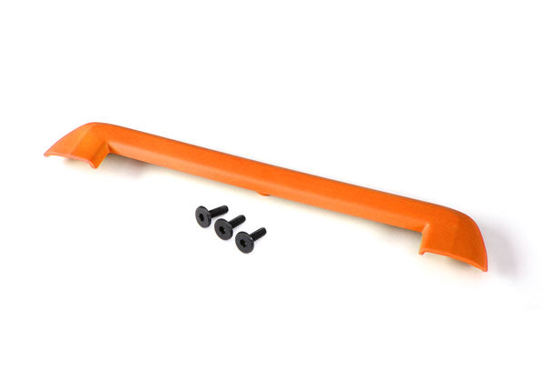 Traxxas 8912T Tailgate protector, orange/ 3x15mm flat-head screw (4) - TRA8912T