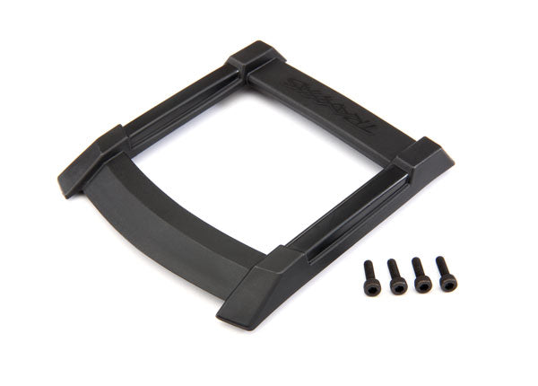 Traxxas 8917 Skid Plate, roof (Body) (black)/ 3x10mm CS (4) - TRA8917