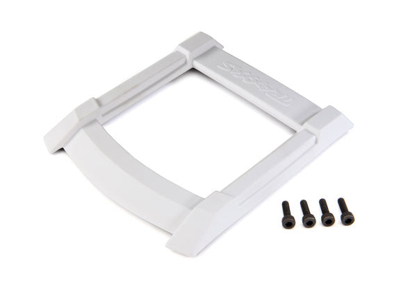 Traxxas 8917A Skid Plate , roof (Body) (white) / 3x12mm CS (4) - TRA8917A