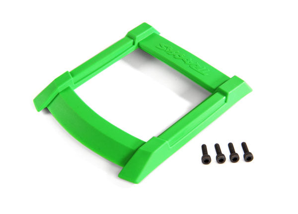 Traxxas 8917G Skid Plate, roof (Body) (green)/ 3x12mm CS (4) - TRA8917G