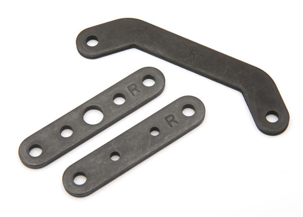Traxxas 8927 Bulkhead tie bar, Rear, upper (1)/ Lower Front (1)/ Lower Rear (1) (steel) - TRA8927