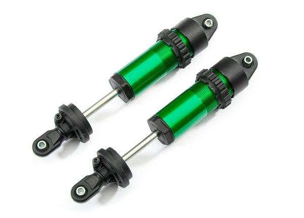 Traxxas 8961G Shocks, GT-Maxx, aluminum (green-anodized) (fully assembled w/o Springs) (2) - TRA8961G