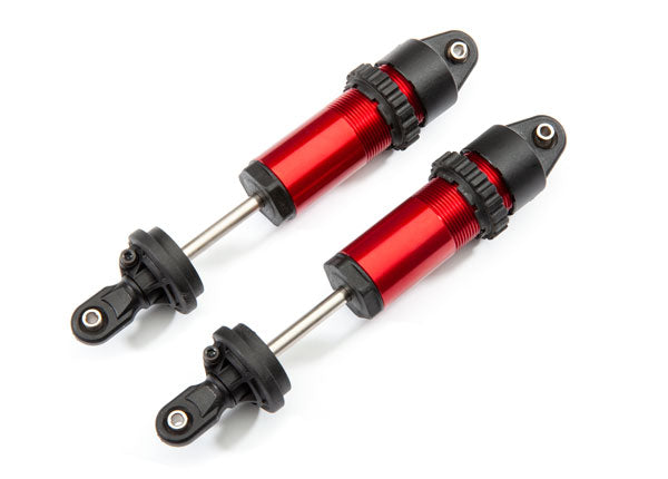 Traxxas 8961R Shocks, GT-Maxx, aluminum (red-anodized) (fully assembled w/o Springs) (2) - TRA8961R