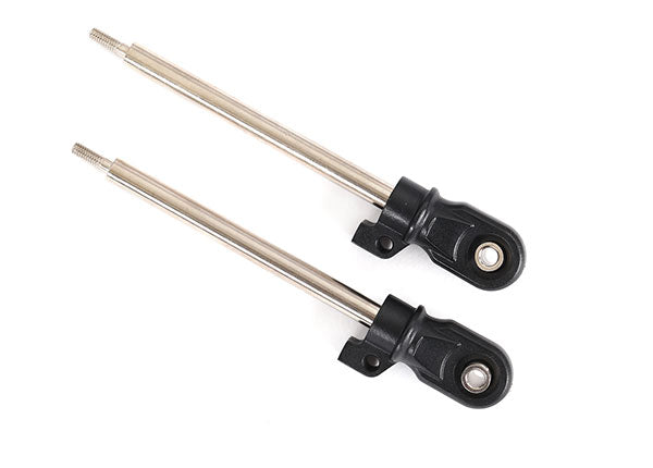 Traxxas 8963 Shock shaft, 72mm (GT-Maxx) (steel, chrome finish) (2)/ rod ends (2)/ hollow balls (2) - TRA8963