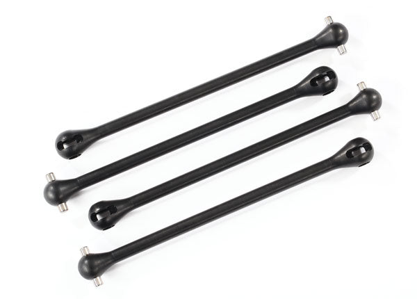 Traxxas 8996A Driveshaft, steel constant-velocity (shaft only, 109.5mm) (4) (for conversion of #8950X driveshafts to WideMaxx suspension) - TRA8996A