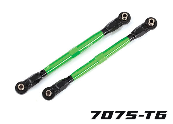 Traxxas 8997G Toe links , Front (TUBES green-anodized , 6061-T6 aluminum) (2) (for use with #8995 WideMaxx suspension kit) - TRA8997G