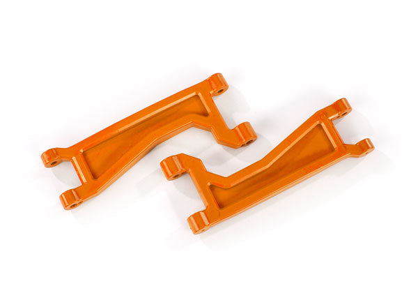Traxxas 8998T Suspension Arms, upper, orange (left or right, Front or Rear) (2) (for use with #8995 WideMaxx suspension kit) - TRA8998T