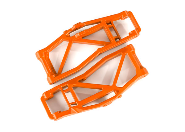Traxxas 8999T Suspension Arms, Lower, orange (left and right, Front or Rear) (2) (for use with #8995 WideMaxx suspension kit) - TRA8999T