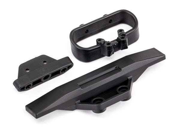 Traxxas 9036 Bumper, Rear/ Bumper Mount, Rear/ bumper support, Rear - TRA9036