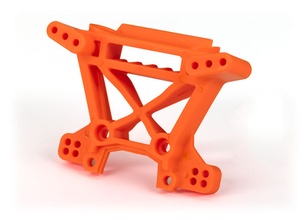 Traxxas 9038T Shock tower, Front, extreme heavy duty, orange (for use with #9080 upgrade kit) - TRA9038T