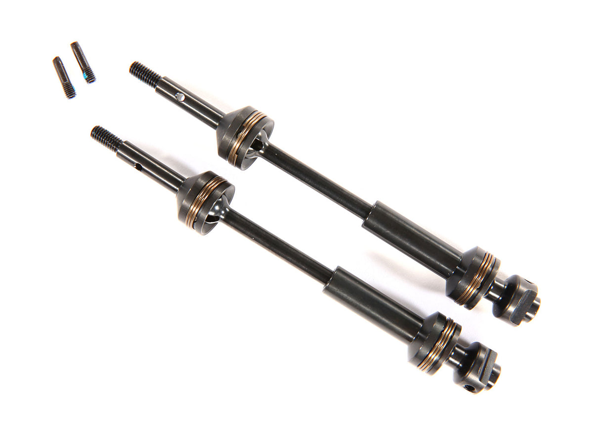 Traxxas 9052X Driveshafts, Rear, steel-spline constant-velocity (Complete assembly) (2) - TRA9052X