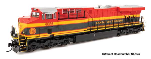 WalthersMainline GE ES44AC Evolution Series GEVO - Standard DC -- Kansas City Southern #4836