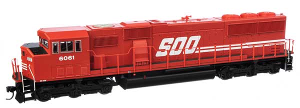 WalthersMainline EMD SD60M with 3-Piece Windshield - Standard DC -- Soo Line #6061 - 910-10322