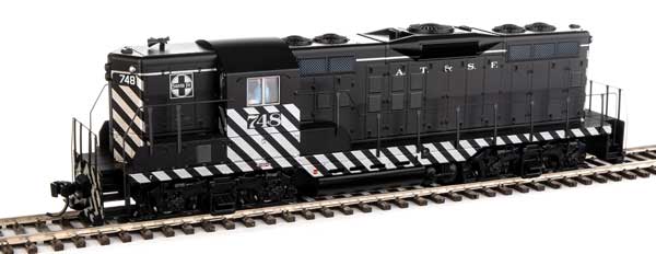 Walthers Mainline EMD GP9 Phase II with High Hood - Standard DC -- Santa Fe #748 - 910-10480
