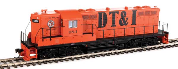 Walthers Mainline EMD GP9 Phase II with High Hood - Standard DC -- Detroit, Toledo & Ironton #984 - 910-10483