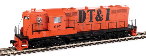 Walthers Mainline EMD GP9 Phase II with High Hood - Standard DC -- Detroit, Toledo & Ironton #987 - 910-10484