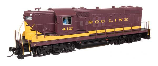 WalthersMainline HO EMD GP9 Phase II with High Hood - Standard DC -- Soo Line #412